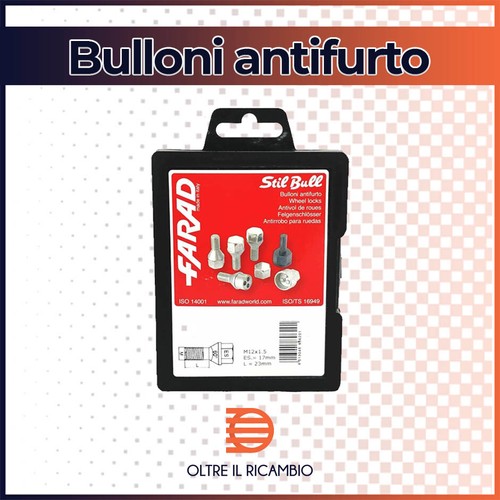 Kit bulloni antifurto - 4,